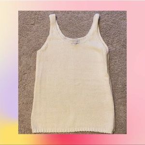 SOLID SWEATER TANK